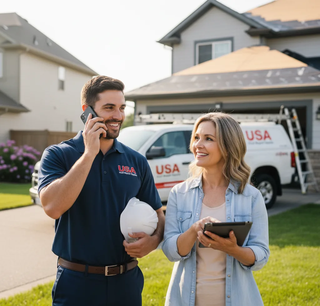 USA Roof Repair Experts customer support in Wathena